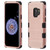 MyBat TUFF Hybrid Protector Cover [Military-Grade Certified] for Samsung Galaxy S9 - Rose Gold Brushed / Black