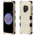 MyBat TUFF Hybrid Protector Cover [Military-Grade Certified] for Samsung Galaxy S9 - Gold Brushed / Black