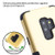 MyBat TUFF Hybrid Protector Cover [Military-Grade Certified] for Samsung Galaxy S9 Plus - Gold / Black