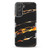 MyBat Pro TUFF Subs Hybrid Case for Samsung Galaxy S21 Plus - Supreme Black Gold Flower Marble / Iron Gray