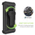 MyBat Pro Warrior Series Hybrid Case Combo (with Black Holster) for Samsung Galaxy S21 Plus - Natural Black / Black