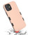 MyBat TUFF SUBS SERIES Hybrid Case + AttachMe with MagSafe Compatible for Apple iPhone 12 mini (5.4) - Rose Gold / Black
