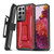 MyBat Pro Warrior Series Case with Holster for Samsung Galaxy S21 Ultra - Red