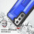 MyBat Pro Warrior Series Case with Holster for Samsung Galaxy S21 - Blue