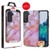 Galaxy S21 Cases - MyBat Pro Fuse Series Case with Magnet for Samsung Galaxy S21 - Pink Marble