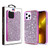 MyBat Encrusted Rhinestones Hybrid Case for Apple iPhone 13 Pro (6.1) - Electroplated Purple / Purple MyBat Encrusted Rhinestones Hybrid Case for Apple iPhone 13 Pro (6.1) - Electroplated Purple / Purple