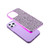 MyBat Encrusted Rhinestones Hybrid Case for Apple iPhone 13 Pro (6.1) - Electroplated Purple / Purple