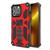 MyBat Sturdy Hybrid Protector Cover (with Stand) for Apple iPhone 13 Pro (6.1) - Red / Black