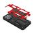MyBat Sturdy Hybrid Protector Cover (with Stand) for Apple iPhone 13 Pro (6.1) - Red / Black