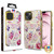 MyBat TUFF Kleer Hybrid Case for Apple iPhone 13 (6.1) - Electroplated Roses Marble / Electroplating Gold