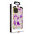 MyBat TUFF Kleer Hybrid Case for Apple iPhone 13 (6.1) - Electroplated Purple Marble / Electroplating Gold
