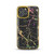 MyBat TUFF Kleer Hybrid Case for Apple iPhone 13 Pro (6.1) - Black Marbling / Electroplating Gold