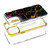 MyBat TUFF Kleer Hybrid Case for Apple iPhone 13 Pro (6.1) - Black Marbling / Electroplating Gold