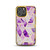 MyBat TUFF Kleer Hybrid Case for Apple iPhone 13 Pro (6.1) - Electroplated Purple Marble / Electroplating Gold