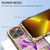 MyBat TUFF Kleer Hybrid Case for Apple iPhone 13 Pro (6.1) - Electroplated Purple Marble / Electroplating Gold