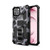 MyBat Sturdy Hybrid Protector Cover (with Stand) for Apple iPhone 13 (6.1) - Gray Camouflage / Black