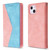 MyBat Splicing MyJacket Wallet for Apple iPhone 13 (6.1) - Pink / Blue
