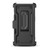 MyBat Grip Stand Protector Case Combo (with Black Holster)(with Card Wallet) for Apple iPhone 13 Pro (6.1) - Black / Black