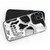 MyBat Skullcap Hybrid Protector Cover for Apple iPhone 13 Pro (6.1) - Silver Plating / Black