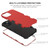 MyBat Pro TUFF Series Case for Apple iPhone 13 (6.1) - Red