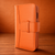 Piel Frama 897 Orange WalletMagnum Leather Case for Apple iPhone 13 Pro