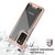 MyBat Pro Lux Series Case with Tempered Glass for Samsung Galaxy A037U / Galaxy A03s - Rose Gold