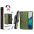 MyBat Pro Antimicrobial Maverick Series Case with Holster for Samsung Galaxy S22 - Army Green / Black