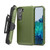 MyBat Pro Antimicrobial Maverick Series Case with Holster for Samsung Galaxy S22 - Army Green / Black