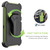 MyBat Pro Antimicrobial Maverick Series Case with Holster for Samsung Galaxy S22 - Army Green / Black