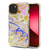 MyBat Pro TUFF Kleer Hybrid Case for Apple iPhone 14 Plus - Pale Yellow Marbling / Electroplating Gold