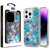 MyBat Quicksand Glitter Hybrid Protector Cover for Apple iPhone 14 Pro Max (6.7) - Seashells