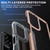 MyBat Pro Lux Series Case with Tempered Glass for Samsung Galaxy A23 5G - Rose Gold