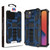 MyBat Sturdy Hybrid Protector Cover (with Stand) for Apple iPhone 14 (6.1) - Ink Blue / Black
