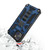 MyBat Sturdy Hybrid Protector Cover (with Stand) for Apple iPhone 14 (6.1) - Ink Blue / Black