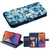 MyBat MyJacket Wallet Xtra Series with RFID Blocking for Apple iPhone 14 (6.1) - Blue Hibiscus
