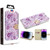 MyBat MyJacket Wallet Diamond Series for Apple iPhone 14 Pro (6.1) - Fresh Purple Flowers
