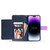 MyBat MyJacket Wallet Xtra Series for Apple iPhone 14 Pro (6.1) - Purple / Dark Blue