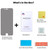 MyBat Privacy Tempered Glass Screen Protector (2.5D) for Apple iPhone 8 Plus/7 Plus - Transparent Smoke