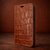Piel Frama 931 Brown Crocodile FramaSlimCards Leather Case for Apple iPhone 14 Plus