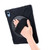 MyBat Rotatable Stand Protector Cover (with Wristband) for Apple iPad 10.9 (2022) - Black / Black