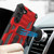 Galaxy S23+ | MyBat Sturdy Hybrid Protector Cover (with Stand) for Samsung Galaxy S23 Plus - Red / Black