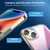 MyBat Pro Gummy Clear Case for Apple iPhone 14 Plus (6.7) - Rose to Dark Blue Gradient