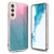 MyBat Pro Gummy Clear Case for Samsung Galaxy S22 Plus - Pink to Sky Blue Gradient