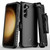 MyBat Pro Antimicrobial Maverick Series Case with Holster for Samsung Galaxy S23 Plus - Black / Black