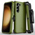 MyBat Pro Antimicrobial Maverick Series Case with Holster for Samsung Galaxy S23 Plus - Army Green / Black