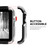 Zizo SHOCK Series Apple Watch 42mm Case - Military Grade Drop Tested with Metallic Bumper (Silver & Black)