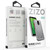 ZIZO SURGE Series for Cricket Debut Case - Sleek Clear Case Customizable Buttons - Clear