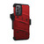 ZIZO BOLT Bundle for Galaxy A23 5G Case with Screen Protector Kickstand Holster Lanyard - Red