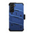 ZIZO BOLT Bundle for Galaxy S22 Plus Case with Screen Protector Kickstand Holster Lanyard - Blue