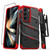 ZIZO BOLT Bundle for Galaxy S23 Case with Screen Protector Kickstand Holster Lanyard - Red
